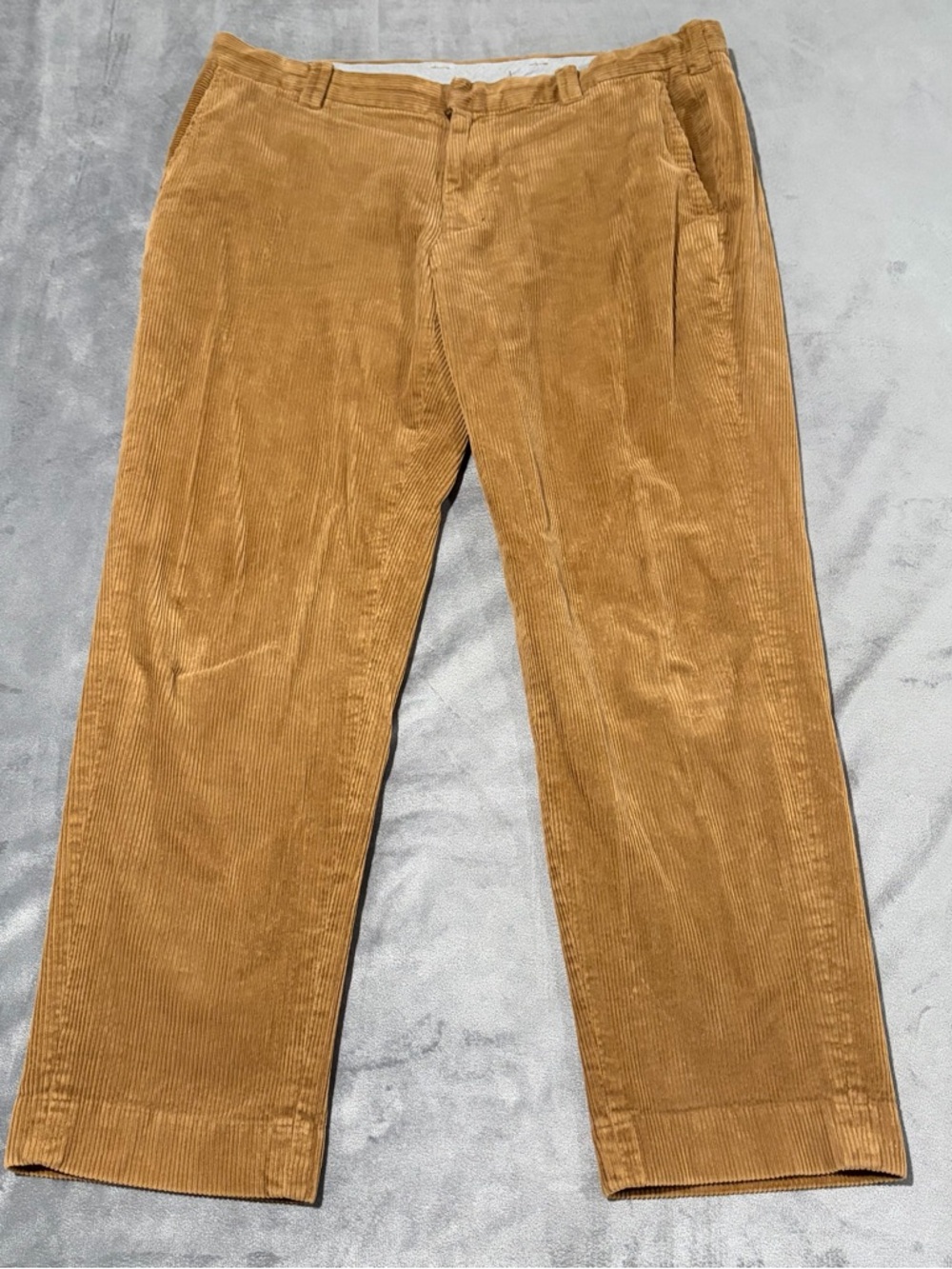 Brooks Brother Pants Mens 40x30 Light Brown Corduroy Business Casual Preppy